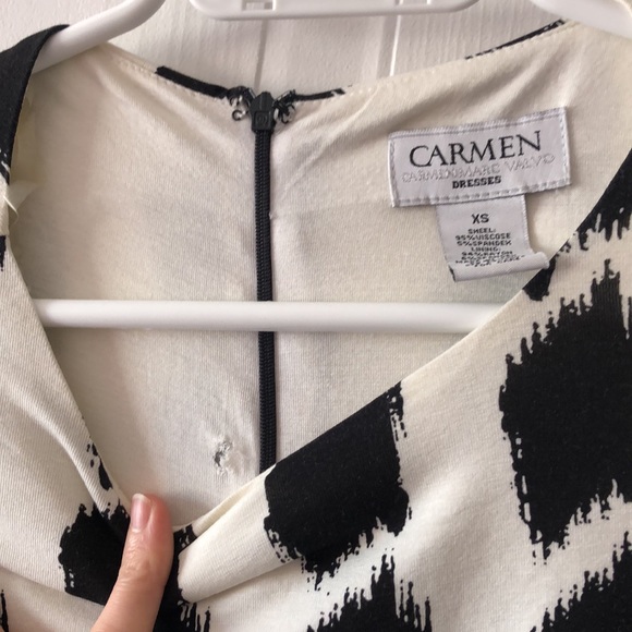 XS Carmen Marc Valvo designer dress - Picture 3 of 5